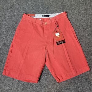 Southern Marsh Regatta Men's Golf Short Size 28 Front Flat Red Chino New